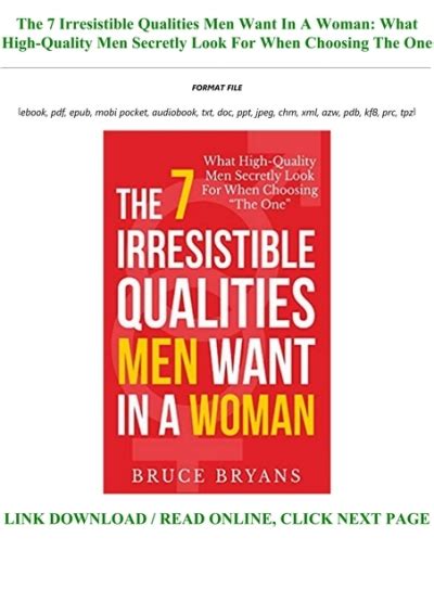 The 7 Irresistible Qualities Men Want In A Woman What High Quality Men