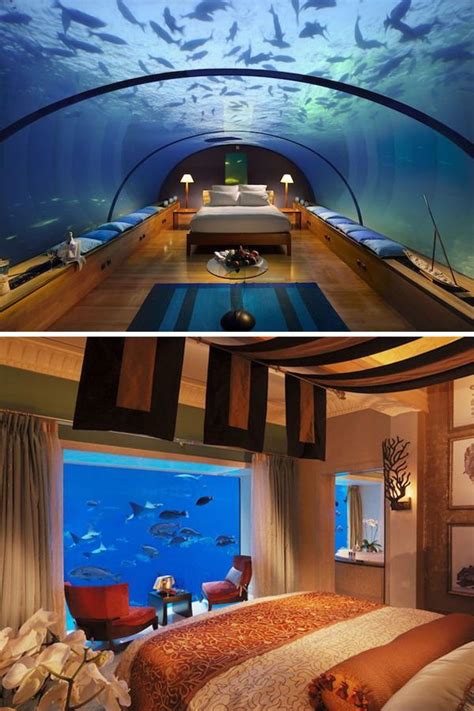 8 Underwater Hotel Rooms With The Most Spectacular Views Of The Ocean