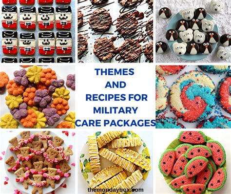 Military Care Package Ideas Fun And Easy Themes And Recipes The Monday Box