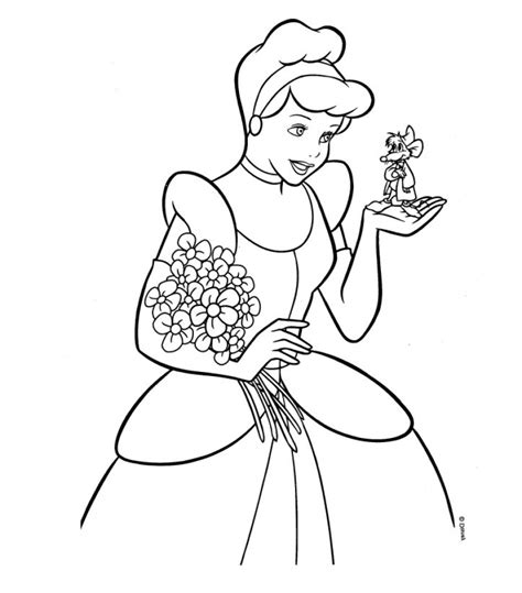 Baby Cinderella Coloring Pages At Free Printable