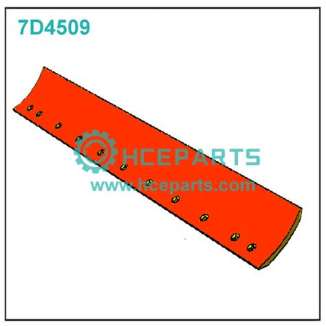 7d4509 11 Holes Curved Carbon Steel Boron Steel Blade