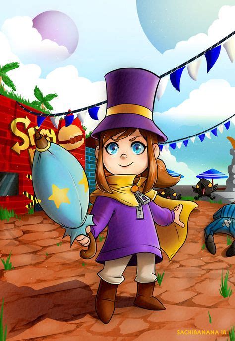 Hat Kid By Sachibana A Hat In Time Cartoon Profile Pictures Cute Art