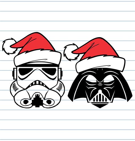 Star wars SVG, Christmas svg, Star wars christmas Svg, Darth Vader svg