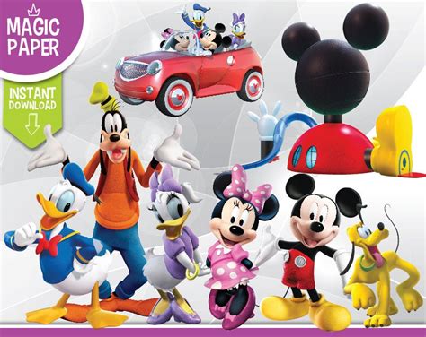 Disney Mickey Mouse Clubhouse Digital Clip Art Mickey Mouse Images