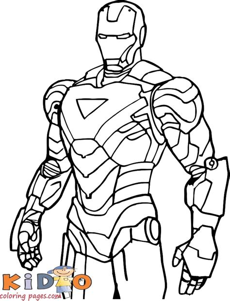 marvel iron man coloring pages to print Marvel... | Printable Coloring Page