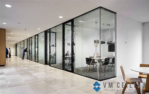 Glass Partition Wall Vm False Ceiling Singapore Partition Wall Contractor