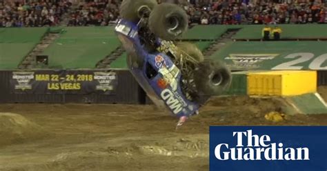 Monster Truck Pulls Off First Ever Successful Front Flip Trick Video