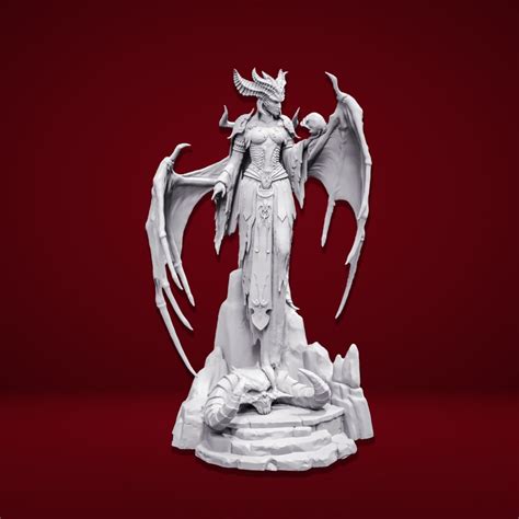 Lilith Diablo Stl Link 3d Model Lilith 3d Print Files Diablo Diorama