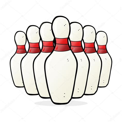 Cartoon Bowling Pins Stock Illustration By ©lineartestpilot 101931402