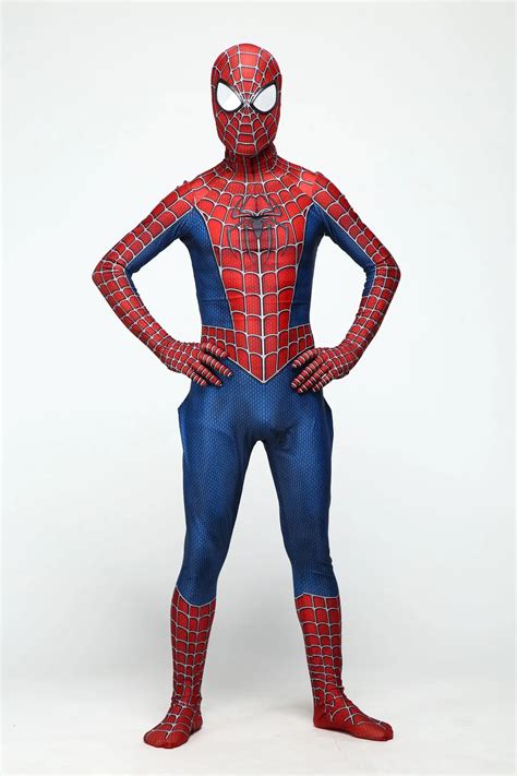 Spider Man Spiderman Costume Fancy Dress Adult And Children Halloween