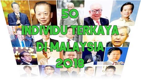 Bahan yang tidak disahkan mungkin akan dipertikai dan dipadam. Senarai 50 Individu Terkaya Malaysia 2018