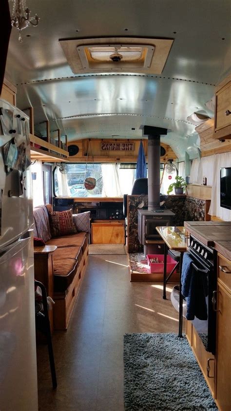 25 Stunning Short Bus Conversion Inspiration Camper Camperdecor