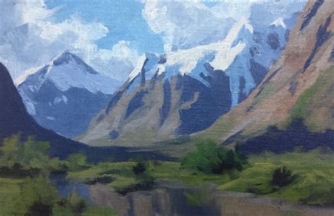 How To Paint Mountains In Five Easy Steps Mountain Paintings
