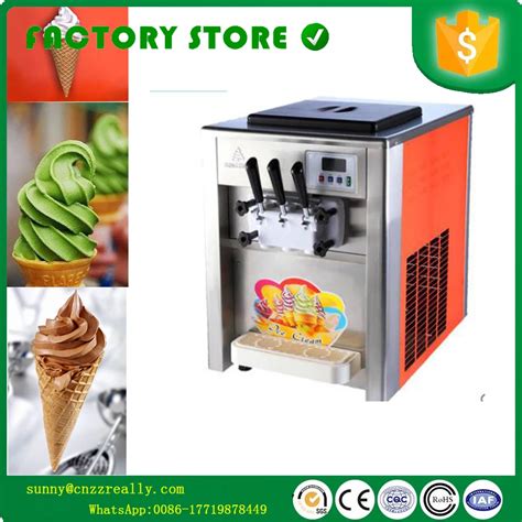 Stainless Steel Flavors Soft Ice Cream Machine Commercial Ice Cream Making Machine In Ice