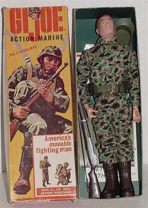 1964 The Year It All Began Gi Joe Action Marine Figure Vintage