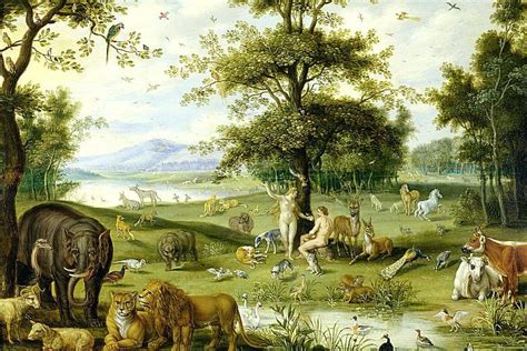 Professor Quits Because He Cant Adam And Eve In The Garden Of Eden