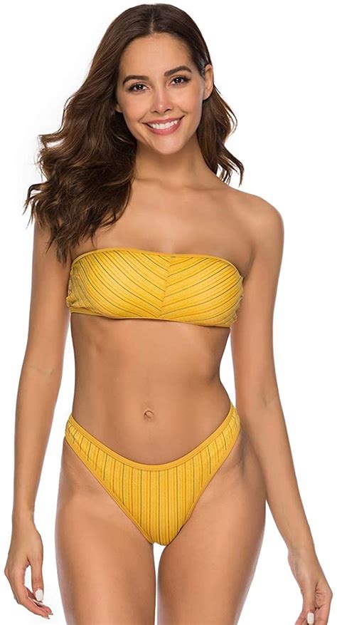 Bikini Gelb Aus Seide Versandkostenfrei Kaufen Bei Seidenwelt
