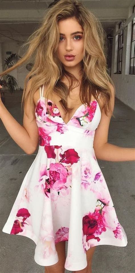 Top Frühling Und Sommer Outfits Frauen Ideen Cute Dresses For Teens Floral Dress Outfits