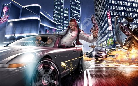 Grand Theft Auto 5 V Game 18x28 45cm70cm Poster