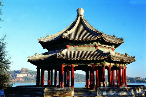 The Kuoruting Pavilion Of The Summer Palace An Octagonal Pavilion With