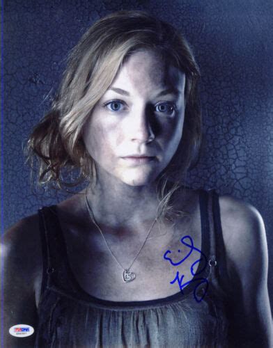 Emily Kinney Signed 11x14 Photo Beth Greene The Walking Dead Psadna Autographed Ebay