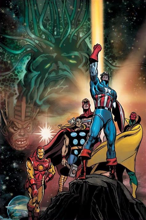 Avengersthe Kree Skrull War Tpb Cover By Neal Adams Marvel Comic