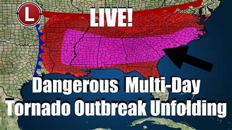 Live Tornado Outbreak Coverage Strong Tornadoes Likely 03172021