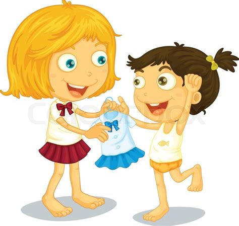 Girl Getting Dressed Clipart Free Download On Clipartmag