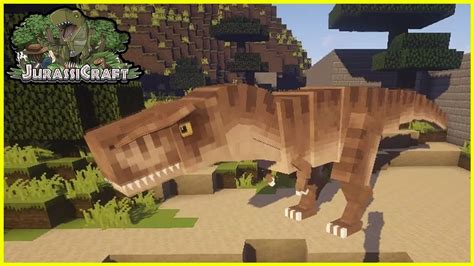 Recinto Del T Rex En Jurassicraft Jurassic World Minecraft Youtube
