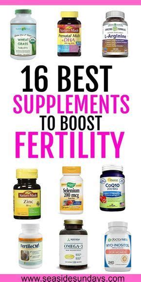 16 Fertility Boosting Vitamins For Women Trying To Conceive Fertility Vitamins Fertility