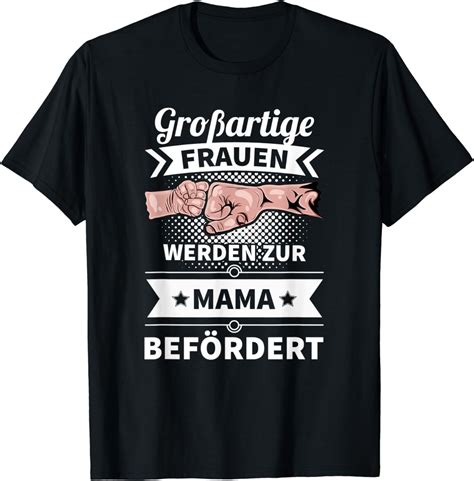 Großartige Frauen Werden Zur Mama Befördert Beste Der Welt T Shirt Amazonde Fashion