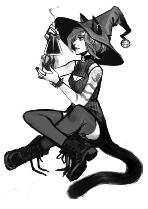 Commission Cat Witch By Dragonaer123 On Deviantart