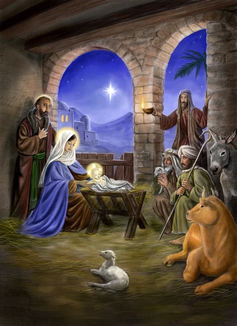 Free Christmas Nativity Wallpaper Wallpapersafari