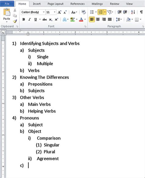 What Is A Multilevel List In Microsoft Word Printable Templates Free