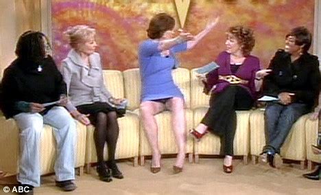 Sigourney Weaver Lets Her Dignity Slip As She Flashes Her Underwear On Daytime Tv Chat Show