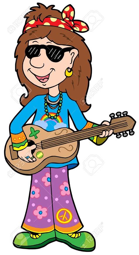 Hippies Cliparts Stock Vector And Royalty Free Hippies Illustrations