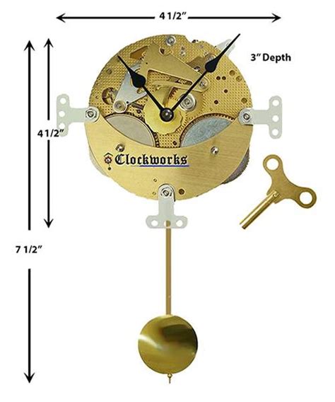 Wall Or Mantle Clock Kit Wmkit3 Clockworks Clockworks