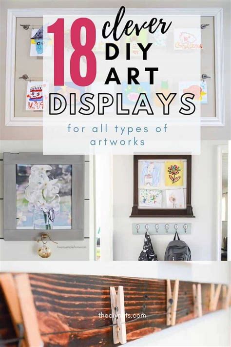 18 Creative And Diy Artwork Display Ideas Your Home Needs The Diy Nuts