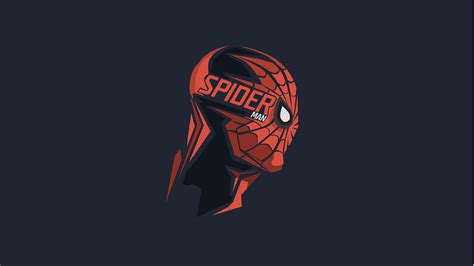 Spiderman Mask Minimalism 8k Hd Superheroes 4k Wallpapers Images