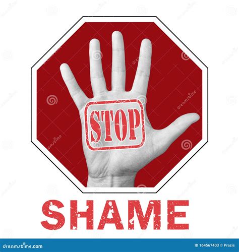 stop shame conceptual illustration stock illustration illustration of problem concept 164567403