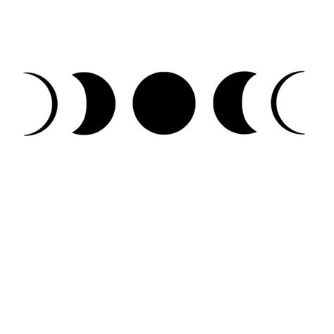 Moon Phase Clip Art Easy Drawing Cool