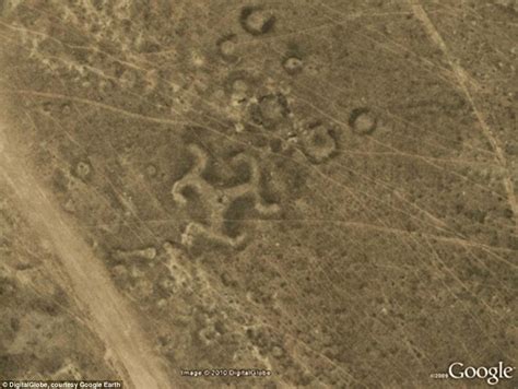Swastika And Rings Among Symbols Etched Into Khazakhstan Landscape Daily Mail Online