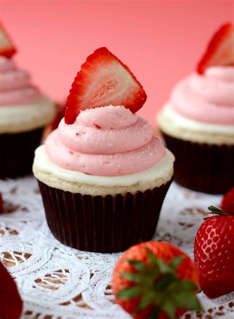 strawberry white chocolate cupcakes your cup of cake