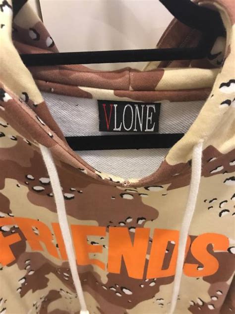 Vlone Vlone Friends Desert Camo Hoodie Sz M Grailed