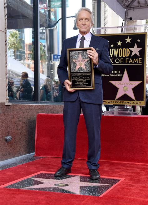 Michael Douglas Hollywood Walk Of Fame Ceremony Popsugar Celebrity