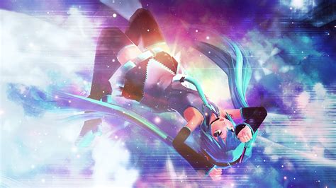 Hatsune Miku Anime Freefall Vocaloid Wallpapers Hd Desktop And