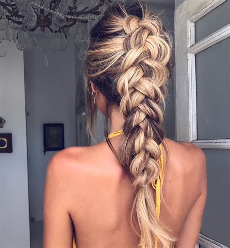 10 Ultra Ponytail Braided Hairstyles For Long Hair Parties 2021