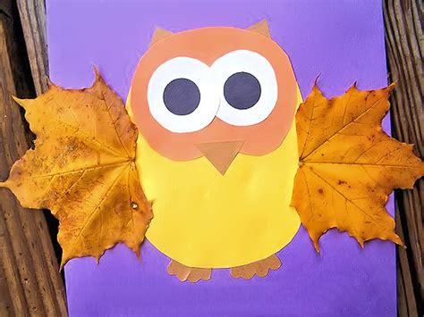 Stay Connected This Holiday Season And Make A Fun Fall Leaf Owl Craft