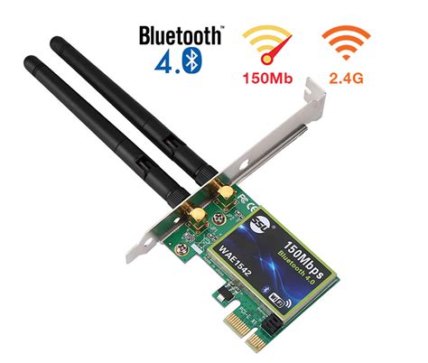 Card Pcie Wifi 150mb 24g Bluetooth 40