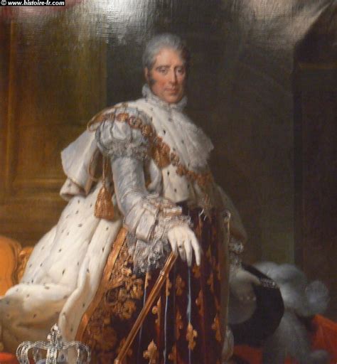Charles X En Costume De Sacre - Le règne de Charles X (1824 à 1830)
